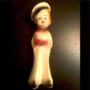 COPY - • VINTAGE 60s • ceramic Gorgeous mod fab lady mini Statuette •
